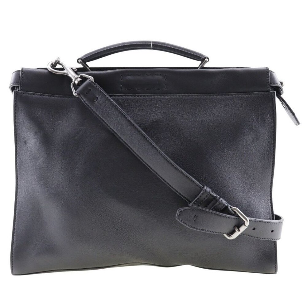 FENDI Peekaboo Business bag Ceria 2WAYShoulder black Calfskin mens